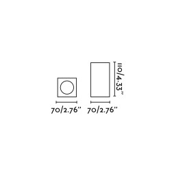 Plafón Sven cuadrado Faro